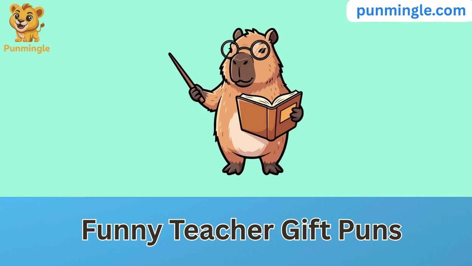 Funny Teacher Gift Puns