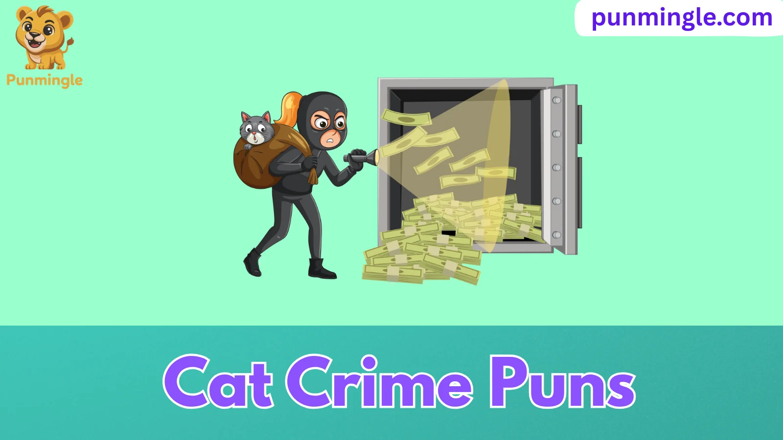 Cat Crime Puns